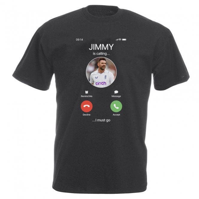 Jimmy Anderson Is Calling... (England Influenced) Vintage Wash T-Shirt
