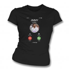 Jimmy Anderson Is Calling... (England Influenced) Womens Slim Fit T-Shirt