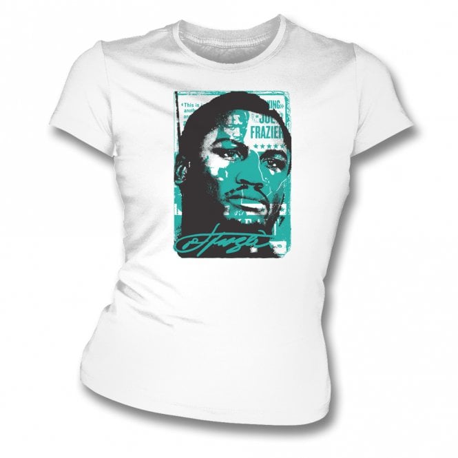 Joe Frazier (Boxing Influenced) Womens Slim Fit T-Shirt