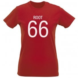 Joe Root 66 Womens Slim Fit T-Shirt