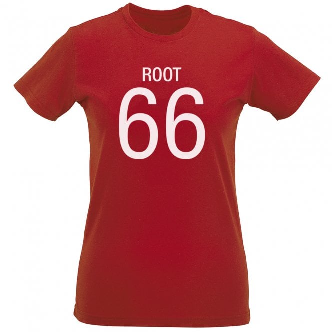 Joe Root 66 Womens Slim Fit T-Shirt