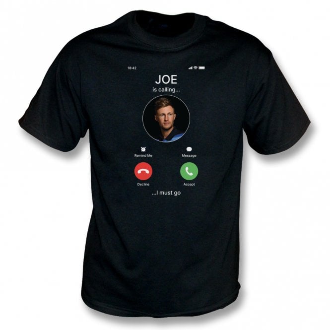 Joe Root Is Calling... (England Influenced) Kids T-Shirt