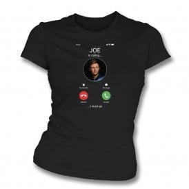 Joe Root Is Calling... (England Influenced) Womens Slim Fit T-Shirt
