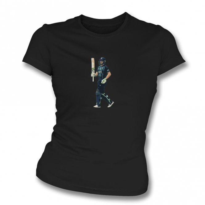 Jos Buttler (England Influenced) Art Print Womens Slim Fit T-Shirt