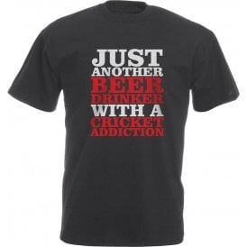 Just Another Beer Drinker With A Cricket Addiction Vintage Wash T-Shirt