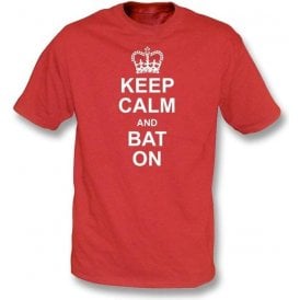 Keep Calm And Bat On T-shirt