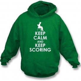 Keep Calm And Keep Scoring Kids Hooded Sweatshirt