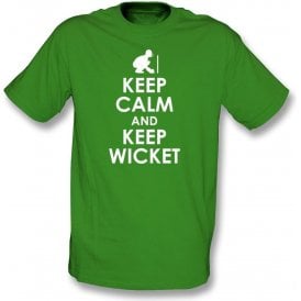 Keep Calm And Keep Wicket Kids T-Shirt