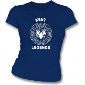 Kent Legends (Ramones Style) Womens Slim Fit T-Shirt
