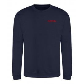 Kent Region Embroidered Left Breast Logo Sweatshirt