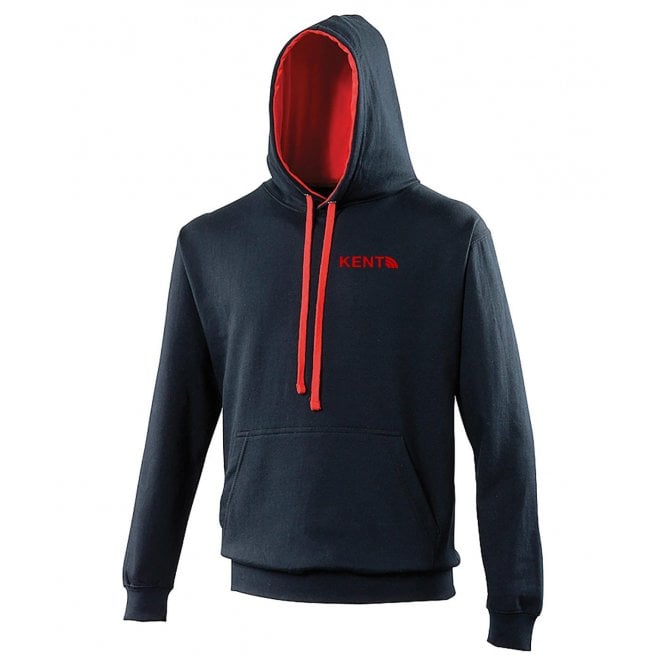 Kent Region Embroidered Left Breast Logo Varsity Hooded Sweatshirt