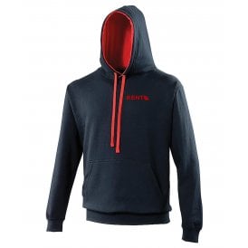 Kent Region Embroidered Left Breast Logo Varsity Hooded Sweatshirt