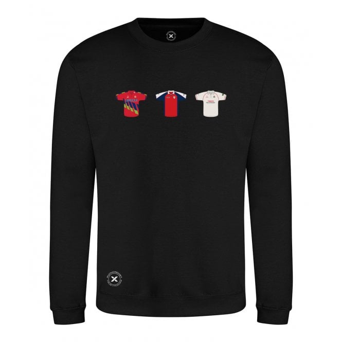 Lancashire Retro Cricket Kits (True Colours Collab) Organic Sweatshirt