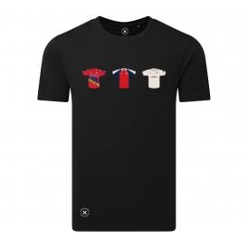 Lancashire Retro Cricket Kits (True Colours Collab) Organic T-Shirt