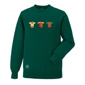 Leicestershire Retro Cricket Kits (True Colours Collab) Organic Sweatshirt