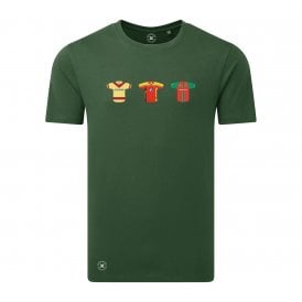 Leicestershire Retro Cricket Kits (True Colours Collab) Organic T-Shirt