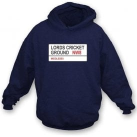 Lords Cricket Ground NW8 Hooded Sweatshirt (Middlesex)