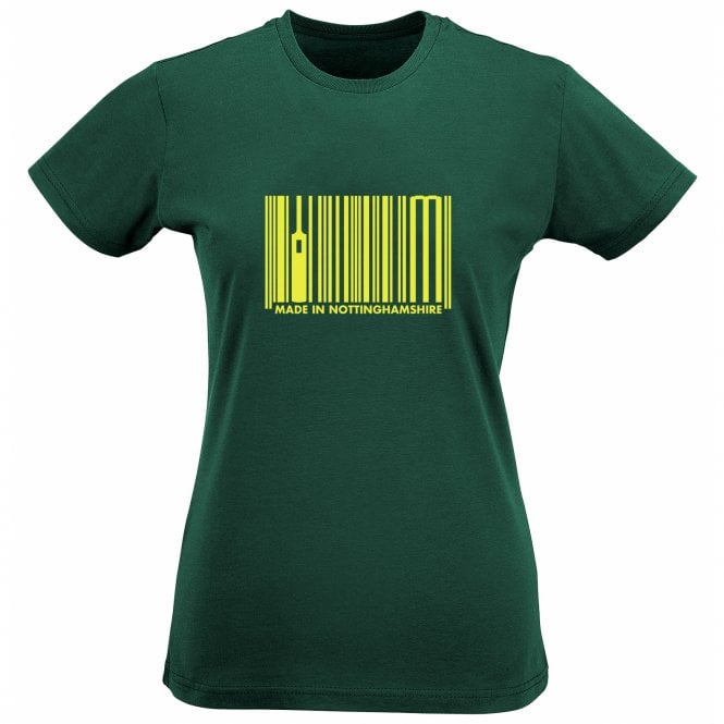 Made In Nottinghamshire Womens Slim Fit T-Shirt