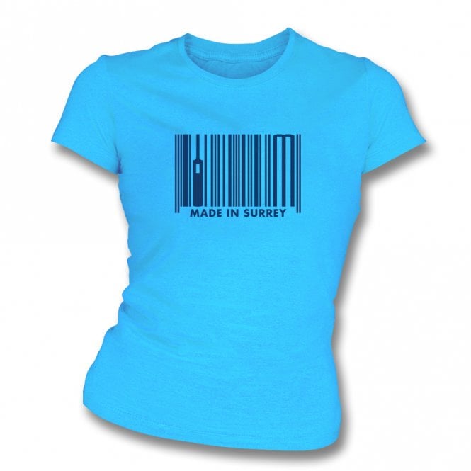 Made In Surrey Womens Slim Fit T-Shirt