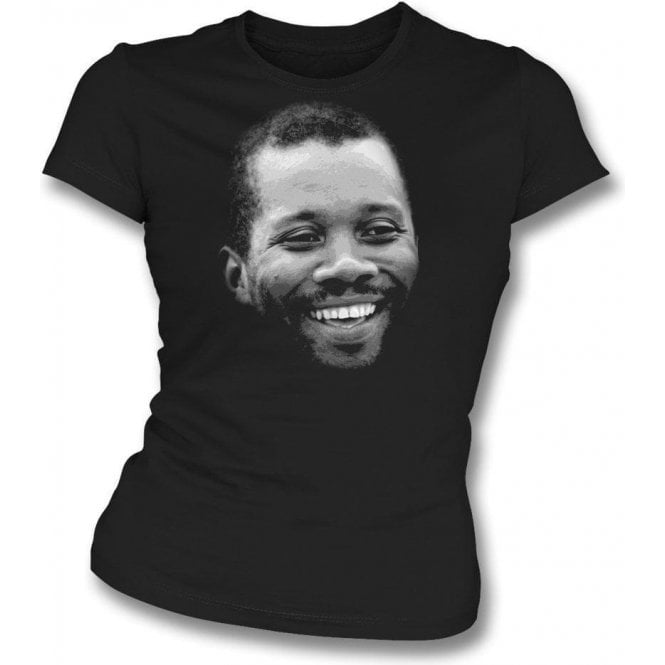 Malcolm Marshall Large Face Womens Slim Fit T-Shirt