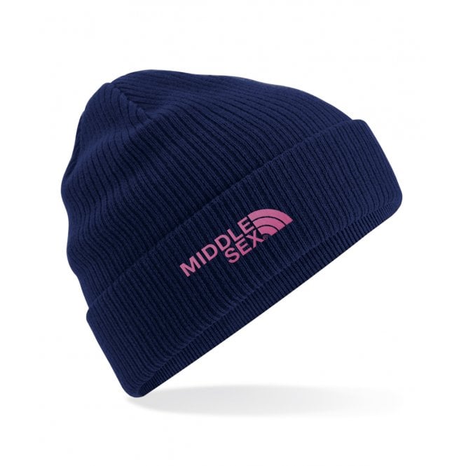 Middlesex Region Embroidered Organic Cotton Beanie