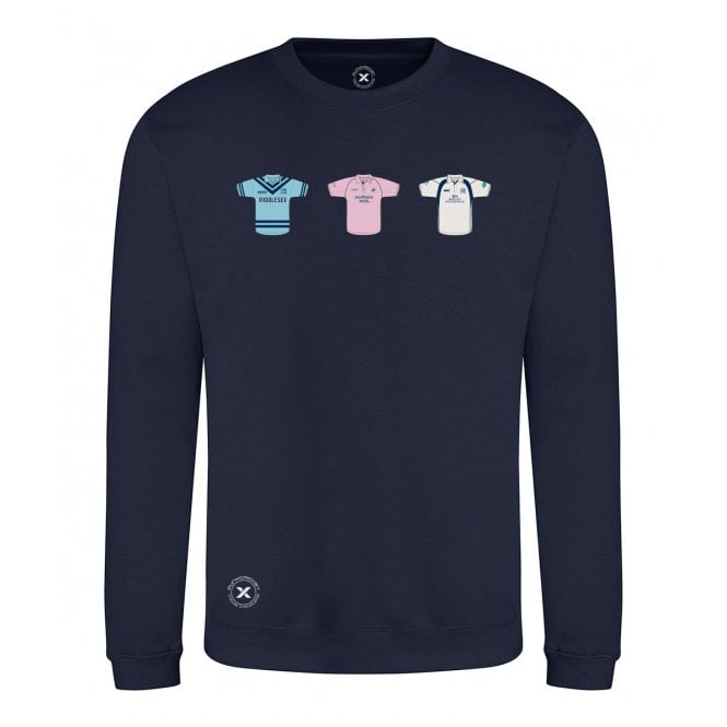 Middlesex Retro Cricket Kits (True Colours Collab) Organic Sweatshirt