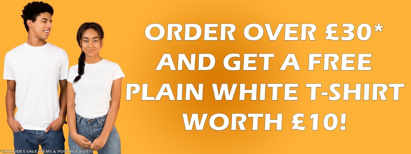 Get A FREE T-Shirt With Your Order!