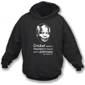 Nelson Mandela 'Cricket Speaks...' Hooded Sweatshirt