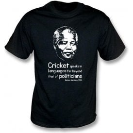 Nelson Mandela 'Cricket Speaks...' T-shirt