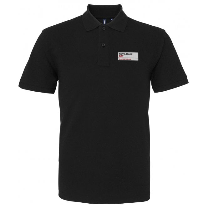 Nevil Road BS7 (Gloucestershire) Embroidered Left Breast Logo Polo Shirt