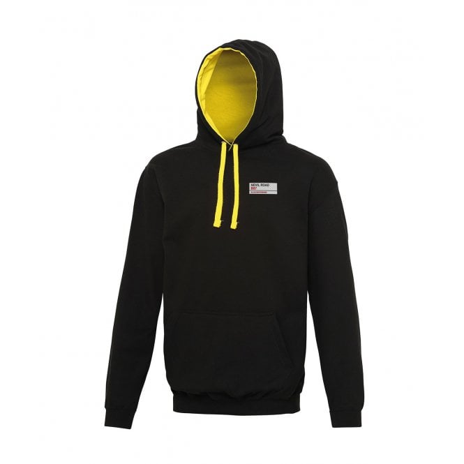 Nevil Road BS7 (Gloucestershire) Embroidered Left Breast Logo Varsity Hooded Sweatshirt