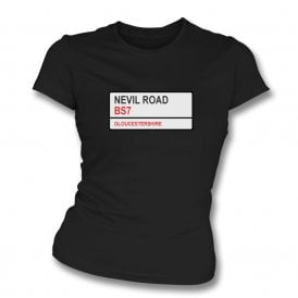 Nevil Road BS7 Women's Slim Fit T-shirt (Gloucestershire)