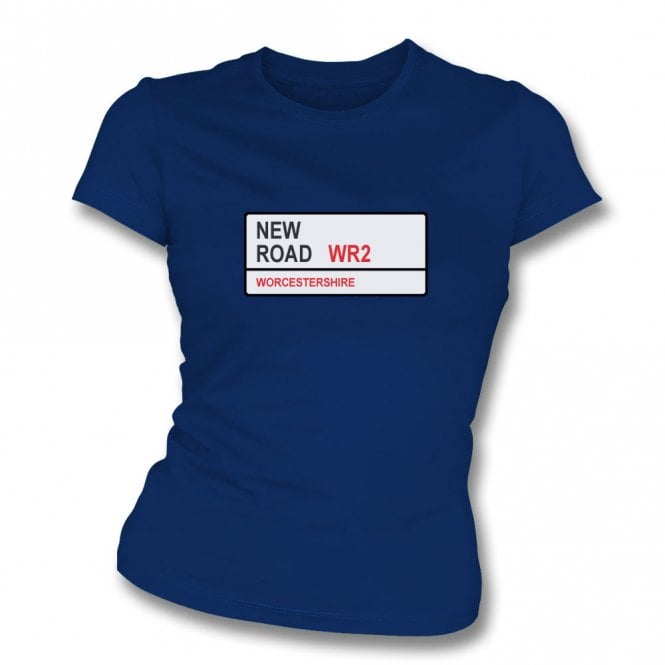New Road WR2 Women's Slim Fit T-shirt (Worcestershire)