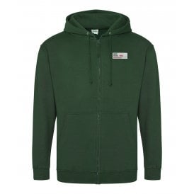 New Road WR2 (Worcestershire) Embroidered Left Breast Logo Zip Hooded Sweatshirt