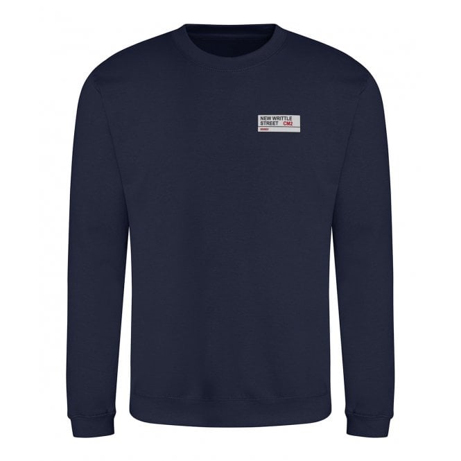 New Writtle Street CM2 (Essex) Embroidered Left Breast Logo Sweatshirt