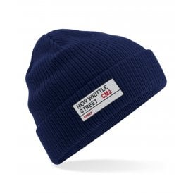 New Writtle Street CM2 (Essex) Embroidered Organic Cotton Beanie