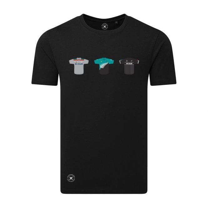 New Zealand Retro Cricket Kits (True Colours Collab) Organic T-Shirt