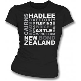New Zealand World Cup Legends Womens Slim Fit T-Shirt