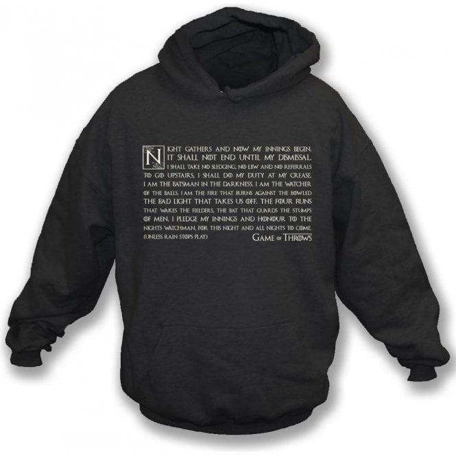 Night Gathers - Game Of Throws Kids Hooded Sweatshirt