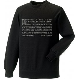 Night Gathers - Game Of Throws Sweatshirt