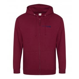 Northamptonshire Region Embroidered Left Breast Logo Zip Hooded Sweatshirt