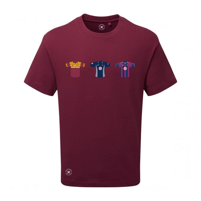 Northamptonshire Retro Cricket Kits (True Colours Collab) Organic T-Shirt