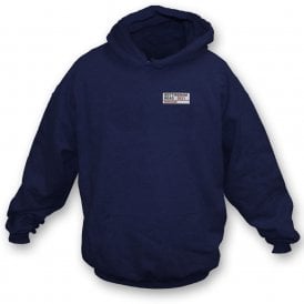 Nottingham Road DE21 (Derbyshire) Embroidered Left Breast Logo Hooded Sweatshirt