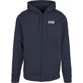 Nottingham Road DE21 (Derbyshire) Embroidered Left Breast Logo Zip Hooded Sweatshirt