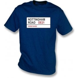 Nottingham Road DE21 T-shirt (Derbyshire)