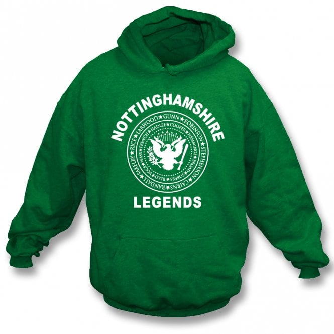 Nottinghamshire Legends (Ramones Style) Kids Hooded Sweatshirt
