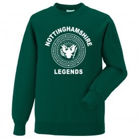 Nottinghamshire Legends (Ramones Style) Sweatshirt