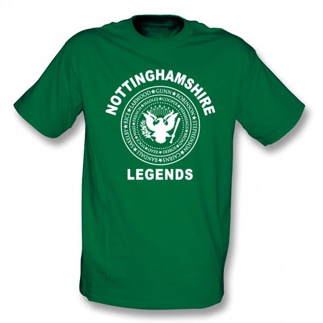 Nottinghamshire Legends (Ramones Style) T-Shirt