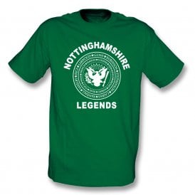 Nottinghamshire Legends (Ramones Style) T-Shirt