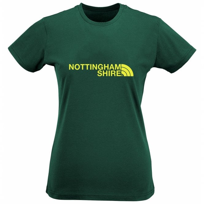 Nottinghamshire Region Womens Slim Fit T-Shirt